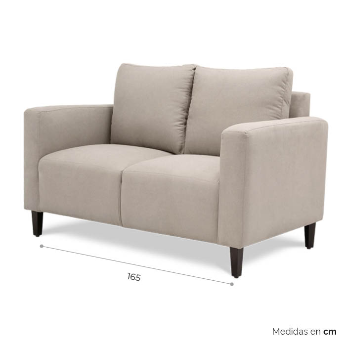 Love Tela Beige Zadek | Love Seat | salas